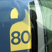 Leitzahlenanhänger beschriftet