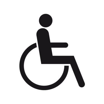 Symbol Rollstuhlfahrer NEU-0